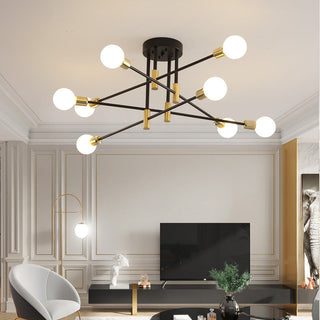 Neoxa Lustre Métal Design Moderne. Plusieurs Ampoules-Luire