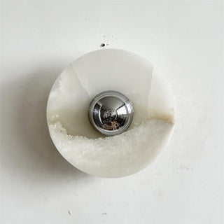 Arsole Applique Murale Ronde en Jade et Métal Moderne Minimaliste