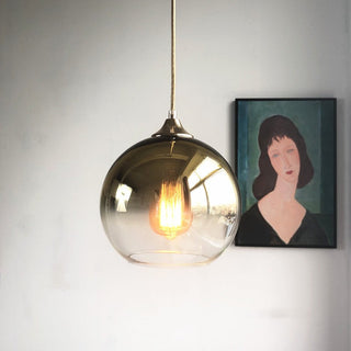 Liroven Lampe Suspendue à Boule de Verre Chambre à Coucher/Salle à Manger-Luire