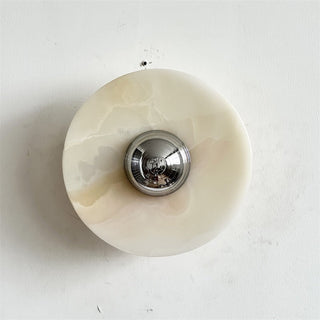 Arsole Applique Murale Ronde en Jade et Métal Moderne Minimaliste