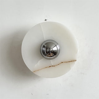 Arsole Applique Murale Ronde en Jade et Métal Moderne Minimaliste