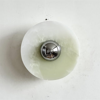 Arsole Applique Murale Ronde en Jade et Métal Moderne Minimaliste