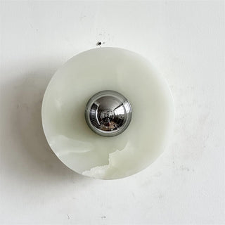 Arsole Applique Murale Ronde en Jade et Métal Moderne Minimaliste
