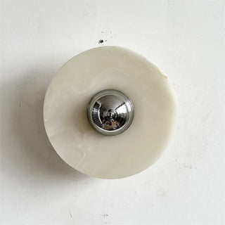 Arsole Applique Murale Ronde en Jade et Métal Moderne Minimaliste