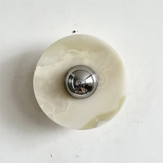 Arsole Applique Murale Ronde en Jade et Métal Moderne Minimaliste