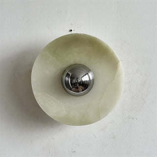 Arsole Applique Murale Ronde en Jade et Métal Moderne Minimaliste
