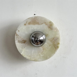 Arsole Applique Murale Ronde en Jade et Métal Moderne Minimaliste