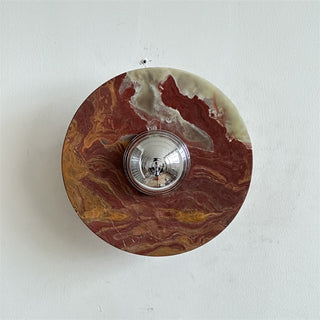 Arsole Applique Murale Ronde en Jade et Métal Moderne Minimaliste