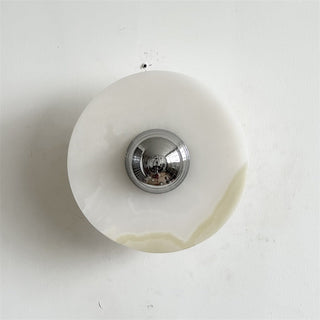 Arsole Applique Murale Ronde en Jade et Métal Moderne Minimaliste