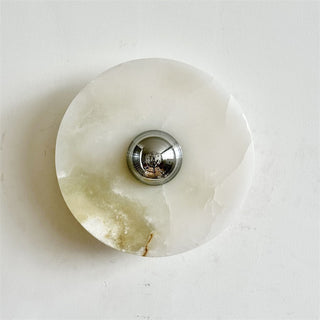 Arsole Applique Murale Ronde en Jade et Métal Moderne Minimaliste