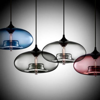 Nostel Lampes Suspendues en Verre Modernes Nordiques Chambre à Coucher-Luire