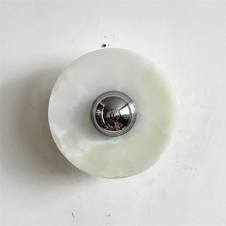 Arsole Applique Murale Ronde en Jade et Métal Moderne Minimaliste