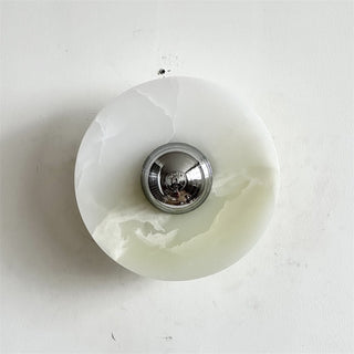 Arsole Applique Murale Ronde en Jade et Métal Moderne Minimaliste