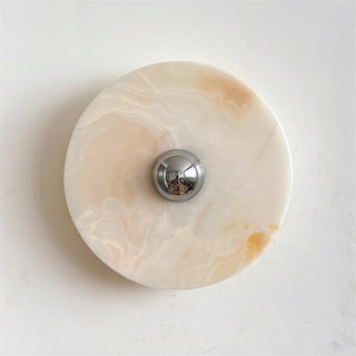 Arsole Applique Murale Ronde en Jade et Métal Moderne Minimaliste