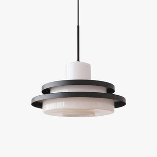 Valentina Milieu du Siècle Bauhaus Suspension Verre Chambre à Coucher Salle à Manger