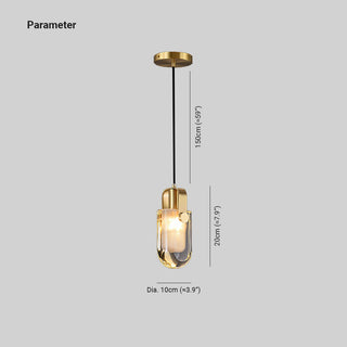 Kristy Classique Linéaire Suspension Cristal Salle à Manger Sallon