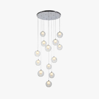 Arisha Multi-têtes Globe Cluster Lustre Verre Salle à Manger Salon