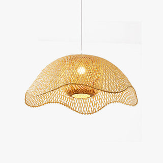 Ritta Tissu Osier Suspension Bambou Chambre à Manger Salle à Manger