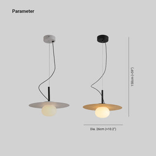 Arisha Suspension Minimaliste Métal Verre Salle à Manger Salle d'étude