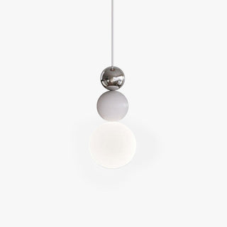 Valentina Suspension LED Moderne Bauhaus Verre Métal Chambre à Coucher