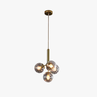 Valentina Suspension Moderne Bulle Métal Verre Salle à Manger
