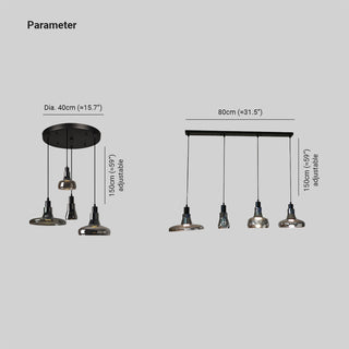 Valentina Moderne Suspension Verre Salle d'Étude/Salle À Manger