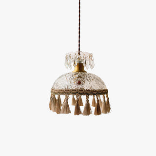 Tiffany Français Médiéval LED Suspension Verre Salon/Chambre À Coucher