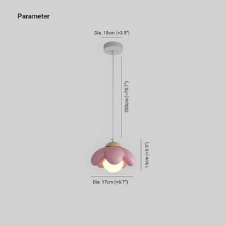 Valentina Moderne Minimaliste Fleurs LED Suspension Chambre à Coucher
