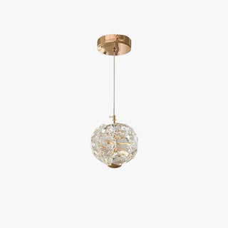 Kristy Luxe LED Suspension Cristal Salon
