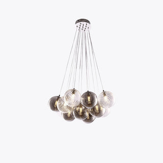 Valentina Moderne Suspension Métal Verre Salon Salle à Manger