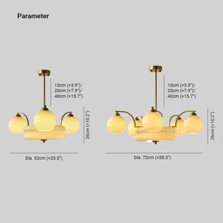 Valentina Luxueux Suspension Métal Verre Chambre à Coucher Salon