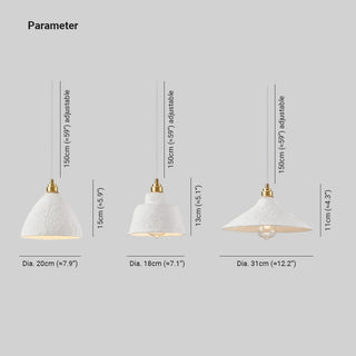 Aria Nordique LED Suspension Métal Chambre à coucher/ Salon