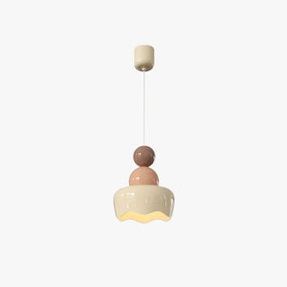 Valentina Poupée Sunny Rain LED Suspension Crème Résine Chambre à coucher