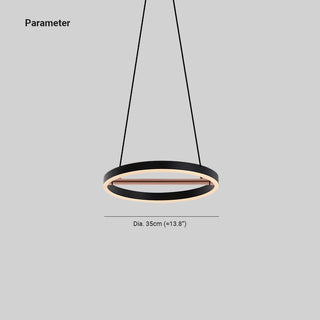 Valentina Moderne LED Suspension Rond Chambre à Coucher Salon