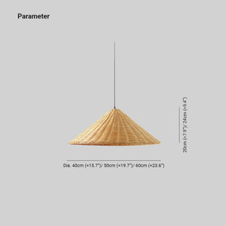 Ritta Vintage Artisanal LED Rotin Suspension Salon