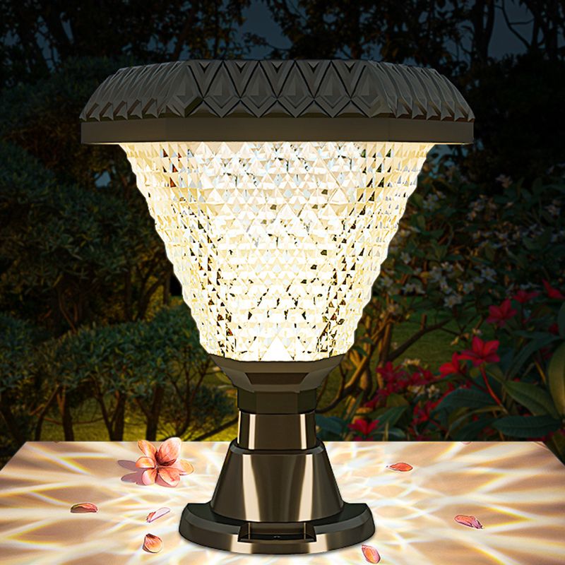 Ray Lampe de Poteau Solaire Géométrique
