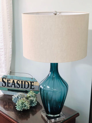 Syphae Glass Table Lamp-Neutral Decor