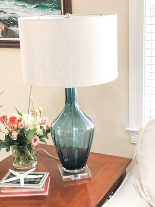 Syphae Glass Table Lamp-Neutral Decor