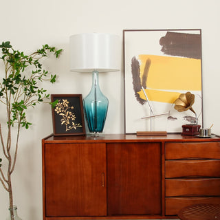 Syphae Glass Table Lamp-Neutral Decor
