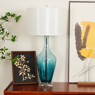 Syphae Glass Table Lamp-Neutral Decor