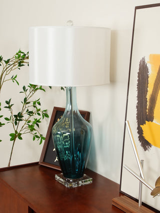 Syphae Glass Table Lamp-Neutral Decor