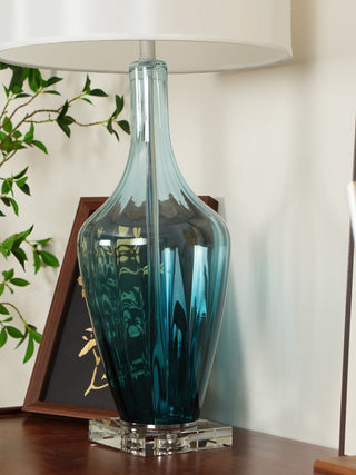 Syphae Glass Table Lamp-Neutral Decor