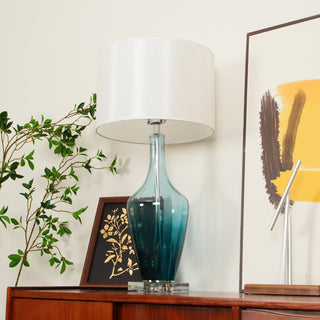 Syphae Glass Table Lamp-Neutral Decor