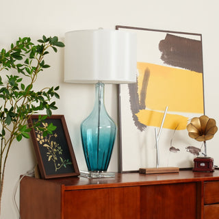 Syphae Glass Table Lamp-Neutral Decor