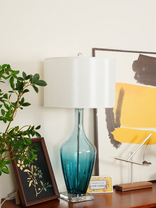 Syphae Glass Table Lamp-Neutral Decor