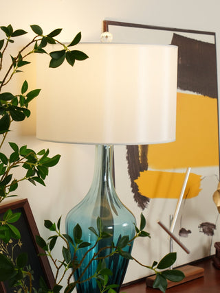 Syphae Glass Table Lamp-Neutral Decor