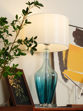 Syphae Glass Table Lamp-Neutral Decor
