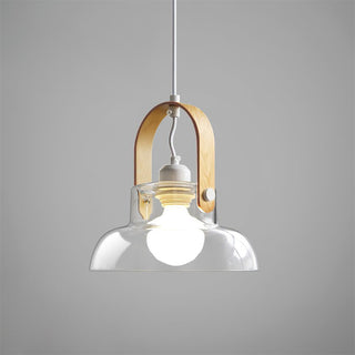 Hailie Suspension Clair Verre Rustique Moderne-Luire
