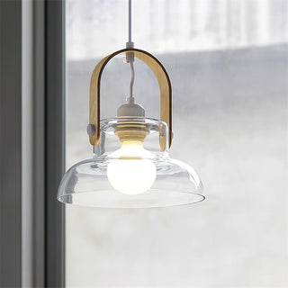 Hailie Suspension Clair Verre Rustique Moderne-Luire