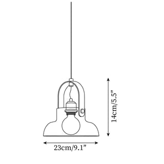 Hailie Suspension Clair Verre Rustique Moderne-Luire